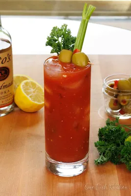 Fall Harvest Bloody Mary - Dishing Out Health