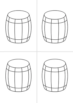 Пивная Бочка Изолированная Раскраска Для Детей — стоковая векторная графика  и другие изображения на тему Бочка - Бочка, Векторная графика, Виноградовые  - iStock