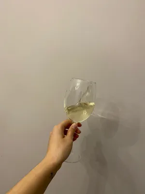 Бокал вина в руке дома на фото в формате PNG