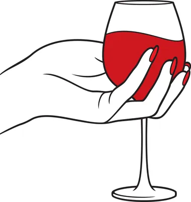 Фото бокала вина в руке: прекрасный подарок для любителей вина