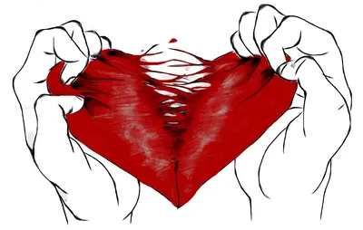 Больное сердце и здоровое сердце Стоковое Фото - изображение насчитывающей  диагностическо, авария: 16499496