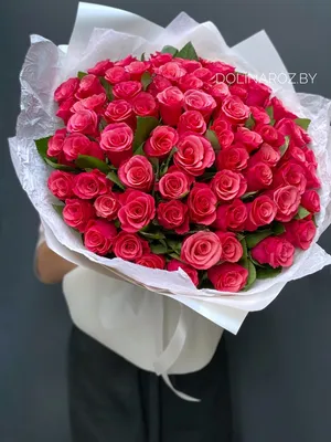 Заказать Большой букет пионовидных роз 35шт. с доставкой в Москве