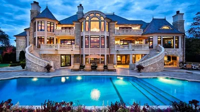 Дом с бассейном | Mansions, Luxury homes dream houses, Dream house exterior