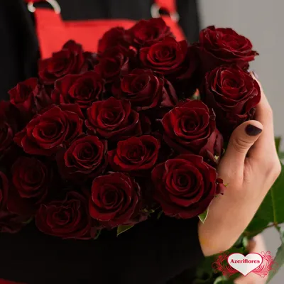 Купить бордовые розы с доставкой в Комсомольске-на-Амуре ❤ Azeriflores.ru —  Комсомольск-на-Амуре