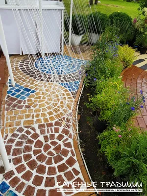 Фото Брусчатки: создайте красивый вид на свой задний двор с помощью этой фотографии.