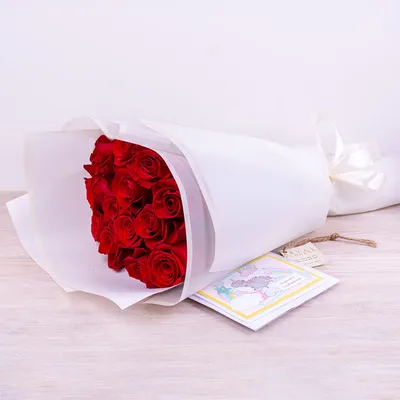 Букет 25 красных роз, Цветы и подарки в Уфе, купить по цене 2921 RUB,  Монобукеты в Дом Букетов с доставкой | Flowwow