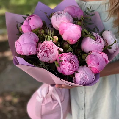 Букет из пионов разных сортов - заказать доставку цветов в Москве от Leto  Flowers