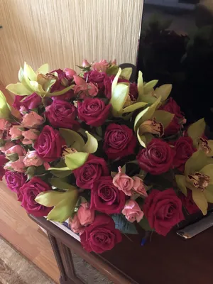Букет цветов декор для дома подарки для женщин искусственные цветы  композиция из роз №1224347 - купить в Украине на Crafta.ua