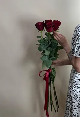 Букет \"Букет из красных роз \" с доставкой в Москве — Фло-Алло.Ру, свежие  цветы с бесплатной доставкой