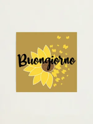 Buongiorno!\" Photographic Print for Sale by karolaan | Redbubble