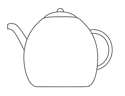 How to Draw a Cup and Teapot Easy - Как нарисовать заварочный чайник и  чашку с чаем ребенку - YouTube