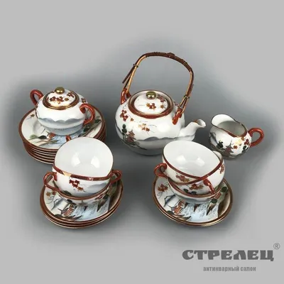 Чайный сервиз из серебра, чср005 купить по цене 0 руб, с доставкой по  Москве и России