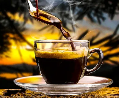 Чашка кофе на природе - 77 фото