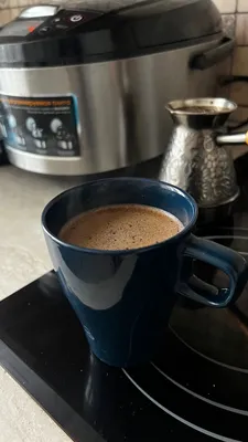 Кофе дома, турка, домашний кофе эстетика, синяя кружка | Турецкий кофе, Кофе,  Кружка