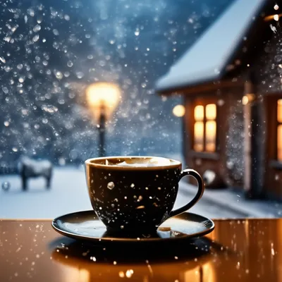 Чашка кофе на фоне дома в горах Стоковое Фото - изображение насчитывающей  вылазка, европа: 190993832