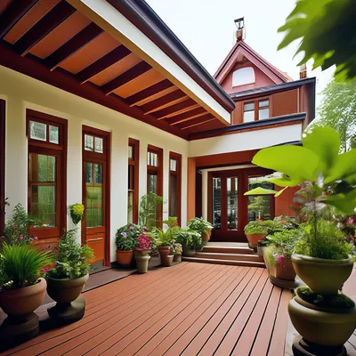 Мой любимый дворик) Хоть у нас и частный дом, но двор очень маленький. Но и  в маленьком дворе можно навести красоту и создать уютное… | Instagram