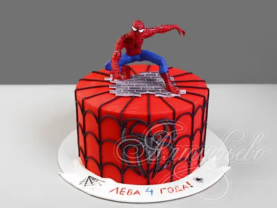 Торт Человек паук и Веном