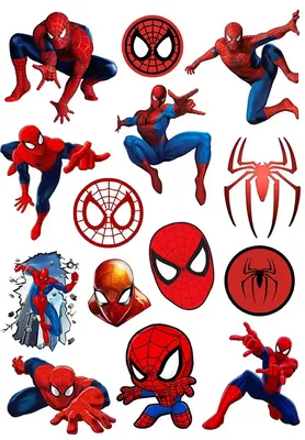 Наклейки \"Spider-Man / Человек-паук\" No.1 - купить недорого