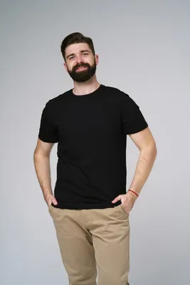 Черная футболка с принтом. Арт.: 2440 – купить в магазине мужской одежды  Smartcasuals