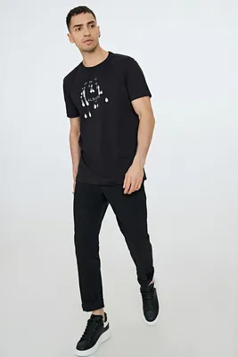 Черная футболка унисекс с принтом Black Is Such A Happy Color купить в  Москве на babymodik.com