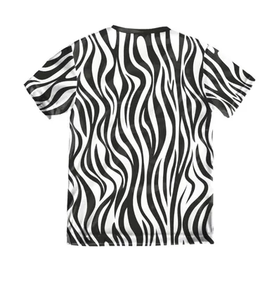 Мужская футболка Черно-белый узор — купить по цене 1540 руб в  интернет-магазине #1290345