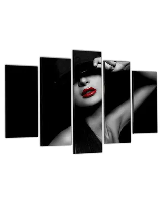 Современный черно-белый сексуальный курительный женский с красной шапкой с  губами печать художественный холст плакат для гостиной украшение домашний  декор для стен | AliExpress