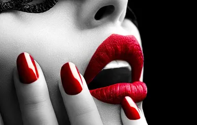 Сексуальная Женская Черная кружевная маска красные губы Эротический Фото  плакат, сексуальная модная модель печать, модное черно-белое фото искусство  | AliExpress