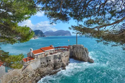 Panorama Of The Bay Of Kotor And The Town, Montenegro Фотография, картинки,  изображения и сток-фотография без роялти. Image 176101883