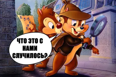 Картинка для капкейков \"Чип и Дейл (Chip and Dale)\" - PT103695 печать на  сахарной пищевой бумаге