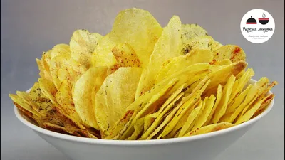 ЧИПСЫ в Микроволновке 4 ВКУСА! Обалденные! Homemade Potato Chips - YouTube