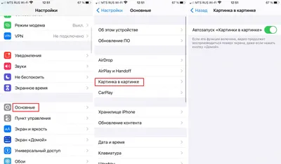 Многозадачность в режиме «Картинка в картинке» на iPod touch - Служба  поддержки Apple (RU)