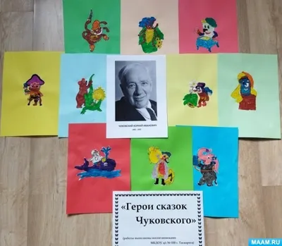 Чуковский рисунки детей - 50 фото