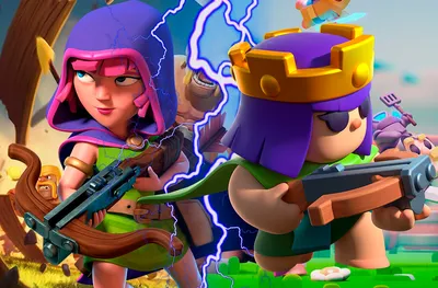 A match in the arena of Clash Royale, a mobile game developed by Supercell  Stock Photo - Alamy
