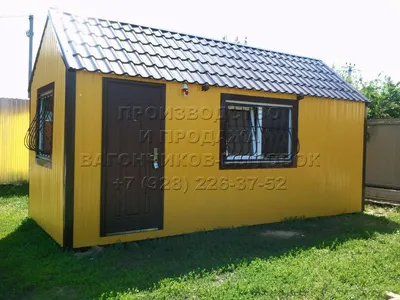 Вагончик строительный, бытовка, домик дачный - купить в Кемерово, цена 12  500 руб. за 1 м2, id 65268
