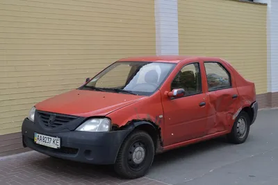 Red dacia logan car on Craiyon