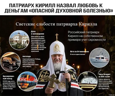 Богатства патриарха Кирилла: как глава РПЦ капиталы зарабатывал : gdavydoff  — LiveJournal