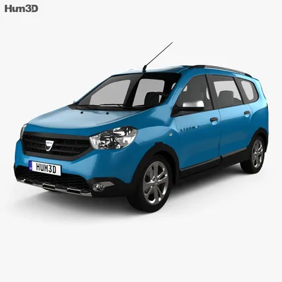 Dacia Lodgy 2015 3D model - Download Vehicles on 3DModels.org