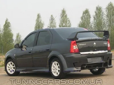 Передний бампер Power DM на Renault Logan