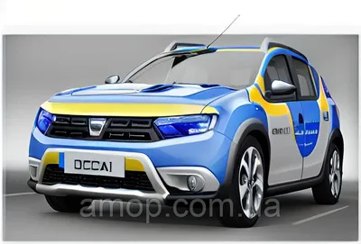 Dacia Logan Дефлектор капота (мухобойка). (VIP Tuning) 2004-2012 (5231)  цена, описание, фото