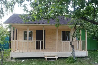 Проект: Дачный дом с террасой, 5,5х8. 63 м2 – цена, характеристики,  комплектация