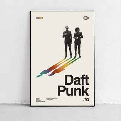 Daft Punk Framed Print | Uncrate Supply