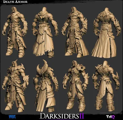 Image of darksiders 2 death character on Craiyon