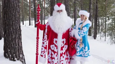 Дед Мороз И Снегурочка Картинки фотографии