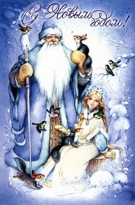 Плакат \"С Новым Годом!\" Дед Мороз, Снегурочка, 60х26 см купить в Чите  Плакаты, гирлянды и растяжки в интернет-магазине Чита.дети (10114487)