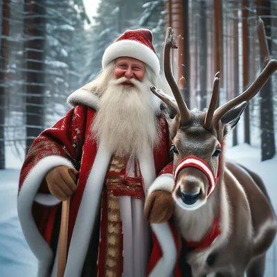 🙌Здравствуй Дедушка Мороз! 🎄 Дед …» — создано в Шедевруме