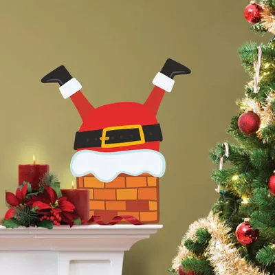 Раскраска Дед Мороз несёт подарки распечатать или скачать