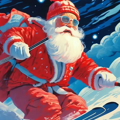 Дед Мороз \"На лыжах в белой шубке\" 60 см - купить в Екатеринбурге с  бесплатной доставкой по России.
