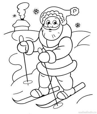 Елочные украшения Дед Мороз на лыжах, Игрушка под ёлку, Дед мороз, высота  16 см купить по цене 299 ₽ в интернет-магазине KazanExpress