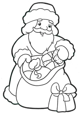 Наклейки новогодние Феникс Present Дед Мороз с мешком подарков 59,5x32 см -  купить в Москве, цены на Мегамаркет