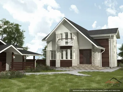 Дизайн-проект фасада дома за 3 дня по цене 6000 руб. | Зодчий